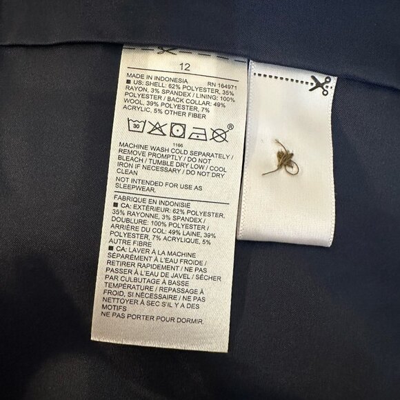 Janie and Jack plaid blackwatch two button blazer 12 - Picture 4 of 4